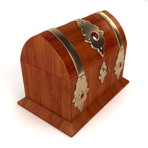 Cofre inglês antigo Modelo 3D $39 - .3ds .max .obj - Free3D