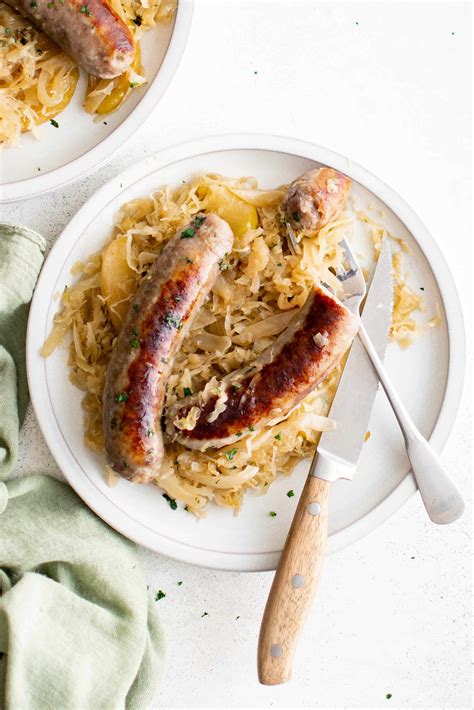 Bratwurst With Sauerkraut Instant Pot Brats With Sauerkraut Tao Of