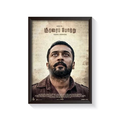 Soorarai Pottru 2020 V1 Original Movie Art Poster – theframegram