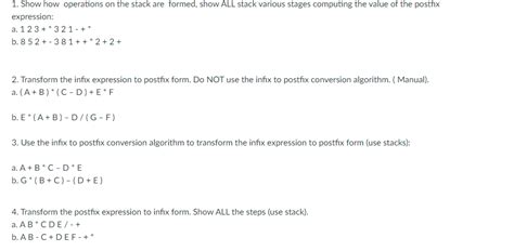 Image result for Application of Stack in Creating a Program to Convert Postfix