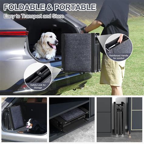 HerCcretawigge Dog Ramp for Car 63 Long & 17 Wide Portable Dog India | Ubuy