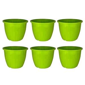 Go Hooked Plastic Duro Flower Pot for Gardening, Indoor/Outdoor Planter ...