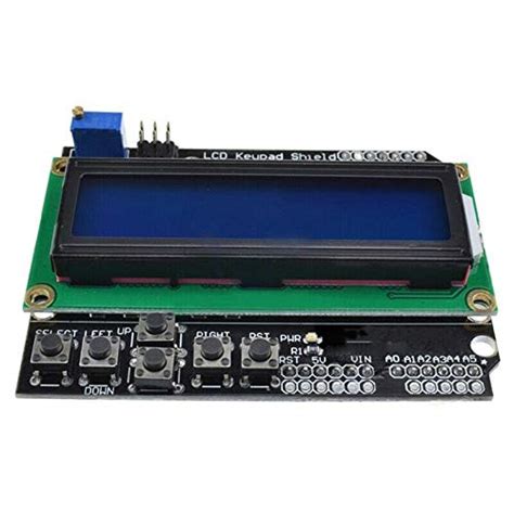 WHIZZO 2X(1Pcs LCD Keypad Shield Lcd1602 LCD 1602 Module Display for ...