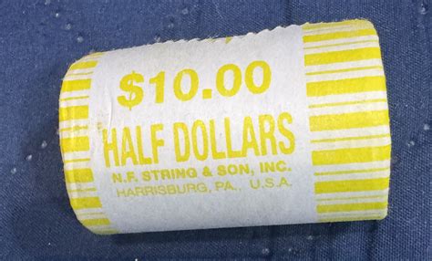 Unsearched Half Dollar Coin Rolls $10FV | Silver Possible (1) Unopened ...