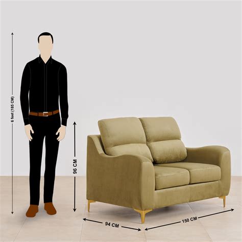 Buy Bianca Velvet 3+2 Seater Sofa Set - Olive from Home Centre at just ...