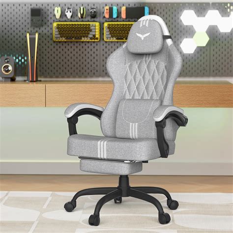 Ferghana Cotton Fabric Gaming Chair – Wider Seat India | Ubuy