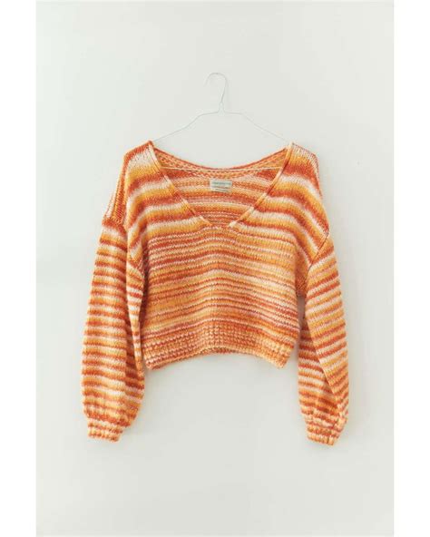 Urban Outfitters Uo Lyra Pullover Sweater in Orange | Lyst