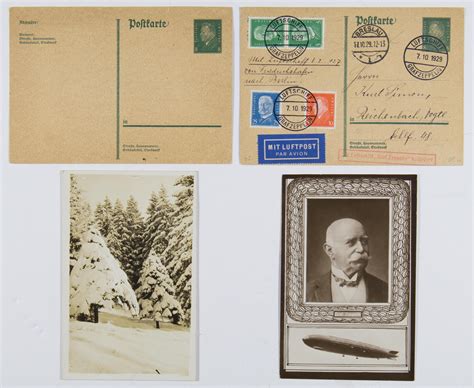 Lot - AIRSHIP 'GRAZ ZEPPELIN' POSTCARDS 1929