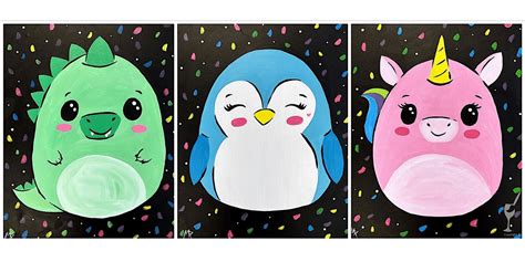 Cute Squishy Friends - Paint and Sip in Houston | Classpop!™, Painting ...