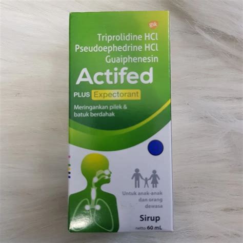 Jual ACTIFED PLUS EXPECTORANT (HIJAU) 60ML - Kota Pekanbaru ...