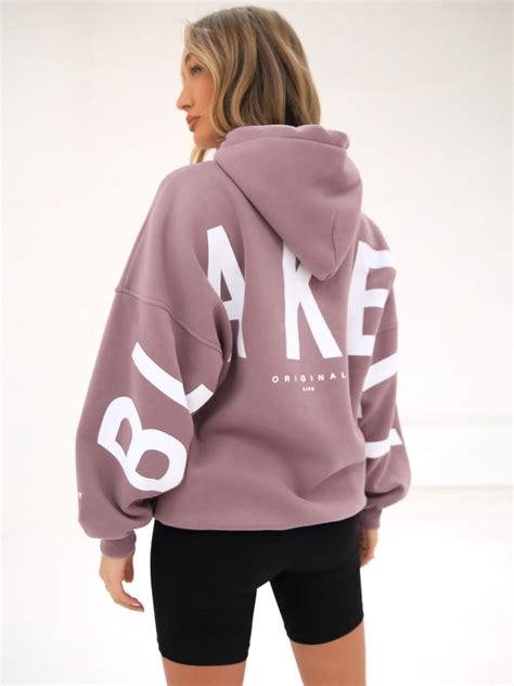 Buy Blakely Dusty Pink Isabel Oversized Hoodie | Free delivery on ...