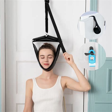 Amazon.com: soulern Neck Stretcher Cervical Traction Device for Home ...