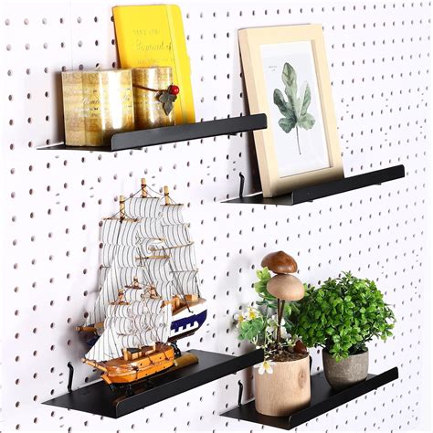 Beeveer 4 Pcs Pegboard Shelves Wall Organizer Peg Board India | Ubuy