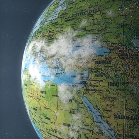 Global Earth Map 的图像结果