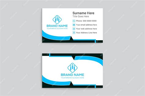 Clean Business Card Design 的图像结果