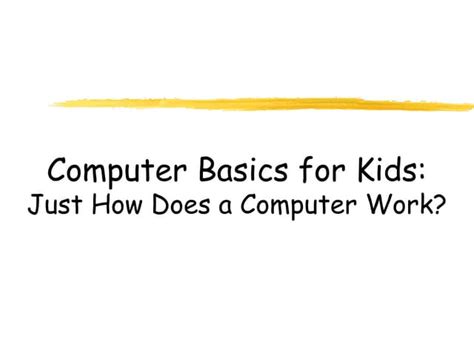 How Does a Computer Work 的图像结果
