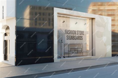 Fashion storefront mockup | Premium PSD