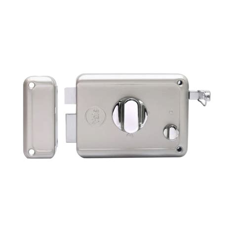 R600 TT DK, Main door rim lock, dimple Key, Silver – Yale India