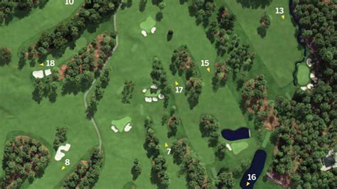 Masters Golf Course Map 的图像结果