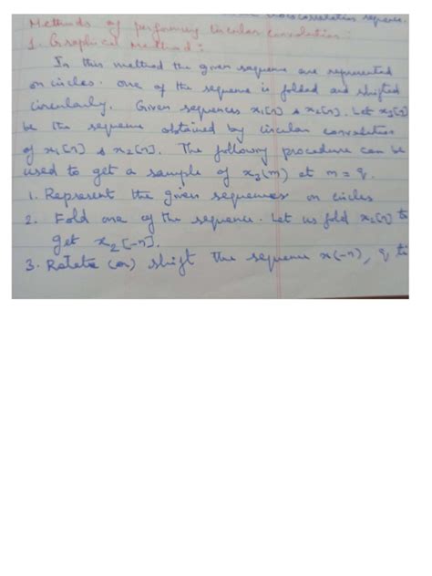 Image result for Scientific Analysis of Linear and Circular Convolution Graph