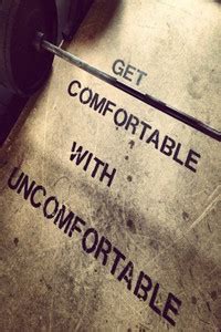 AOVP0525 Get Comfortable With Uncomfortable Motivational Poster Gym ...