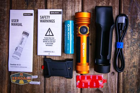 Olight Seeker 4 Pro Flashlight Review - ZeroAir Reviews