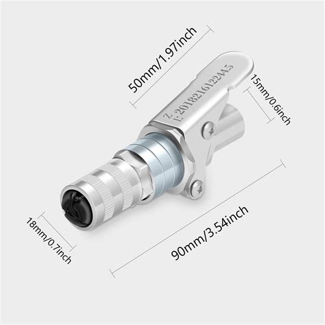 Buy Saker Grease Gun Coupler-Upgrade to 14000 PSI, Duty Quick Release ...