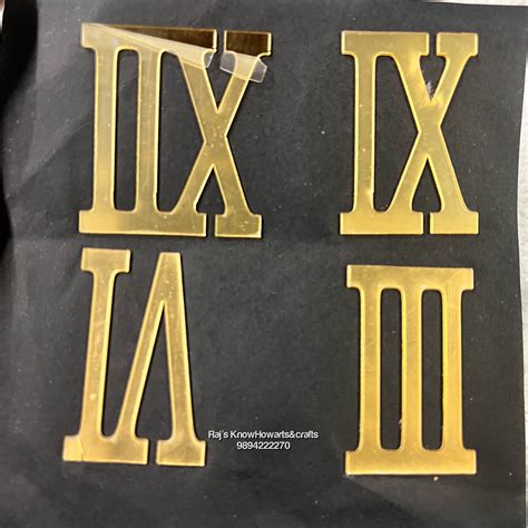 Acrylic Roman letter 4 in 1 – KnowHowArtCraft