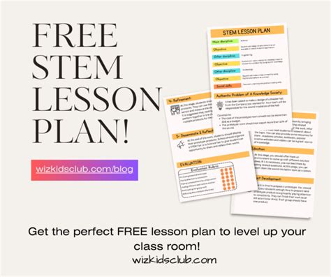 FREE STEM Lesson Plan – Download Now to Supercharge Your Teaching ...