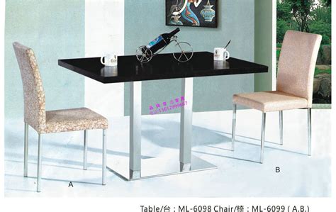 快餐桌椅四人分体ft4-096食堂餐桌椅不锈钢四人分体曲木餐桌椅