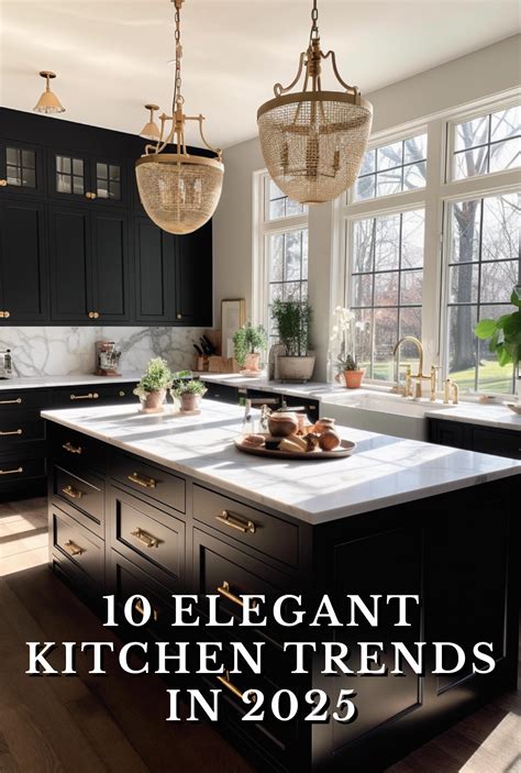 10 Elegant Kitchens for 2025 in 2025 | Classy kitchen, Transitional ...