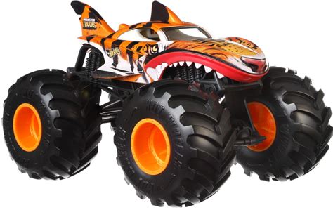 Hot Wheels Monster Trucks Tiger Shark 1:24 Scale Vehicle Review: Is It ...