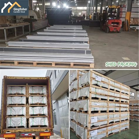 Modern Prefab Shed Storage Sheds Kits 10x12 Outdoor House Prefabricated ...