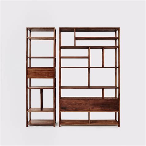 Rose Ovang Fammage Solid Wood Shelving Unit - Bangalore – GULMOHAR WOOD ...