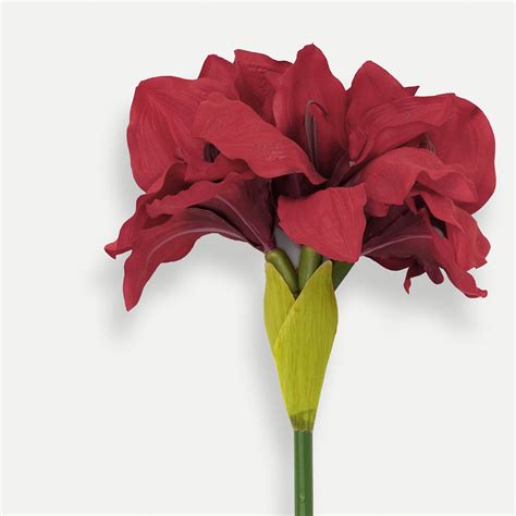 Shop Red Amaryllis Faux Flower Stem - Single - at Best Price Online in ...