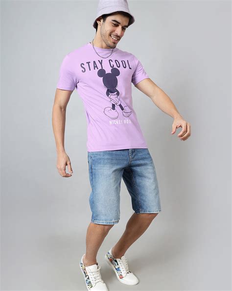 Mickey & Friends Printed Regular Fit Tshirt For Men – Free Authority