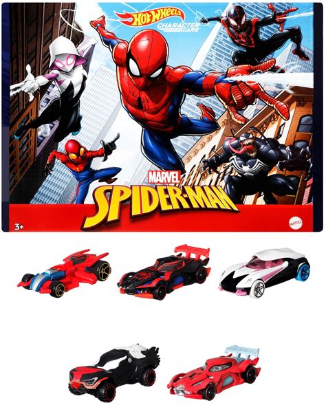 Hot Wheels MARVEL Spider-Man Character Cars 5-Pack Review: Are They ...