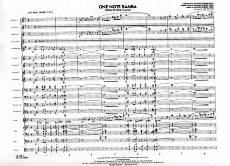 Image result for One Note Samba Saxophone