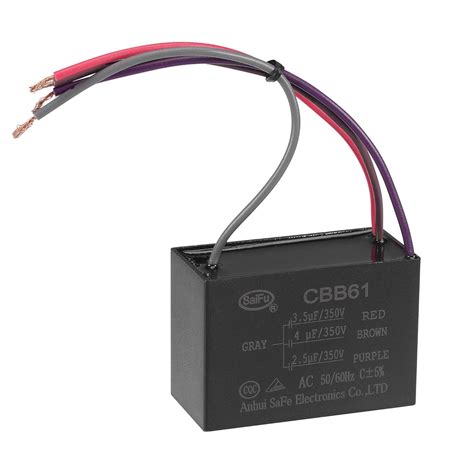 uxcell Ceiling Fan Capacitor CBB61 3.542.5uF 350V AC | Ubuy India