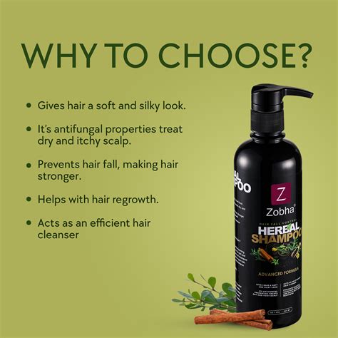 Herbal Shampoo for Hair Fall Control | Zobha Hair Loss Shampoo