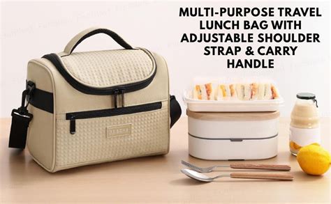 FunBlast Lunch Bag for Men & Women – Insulated Tiffin Storage Bag for ...