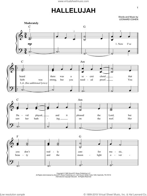 Free Printable Easy Piano Sheet Music - Printable New Year Banners