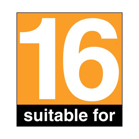 Age rating sign over 16 on Transparent Background 18251256 PNG