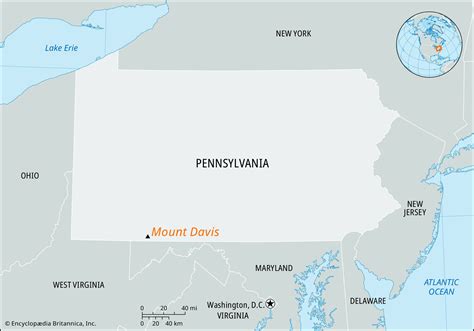 Mount Davis | Pennsylvania, Map, & Facts | Britannica