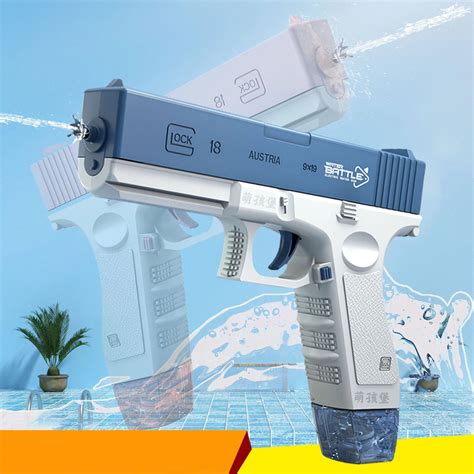 Electric-Water-Glock-Water-Gun-Pistola-de-bombeamento-autom-tico-Absor ...