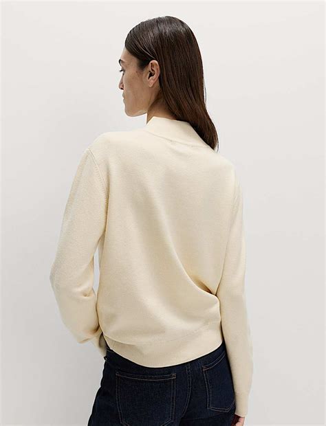 Buy Slogan Funnel Neck Jumper at Marks & Spencer