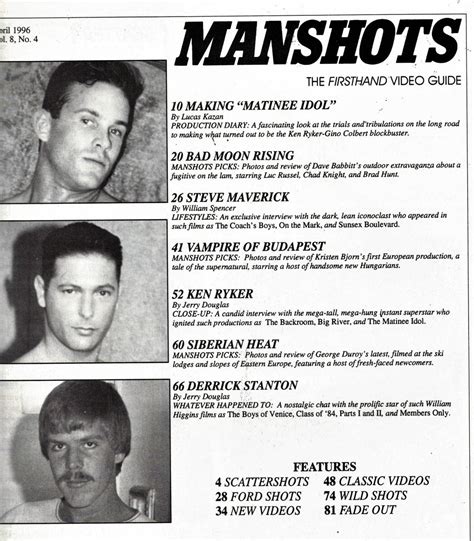 MANSHOTS / 1996 / April / Joey Stefano / Steve Maverick / Joe Simmons ...