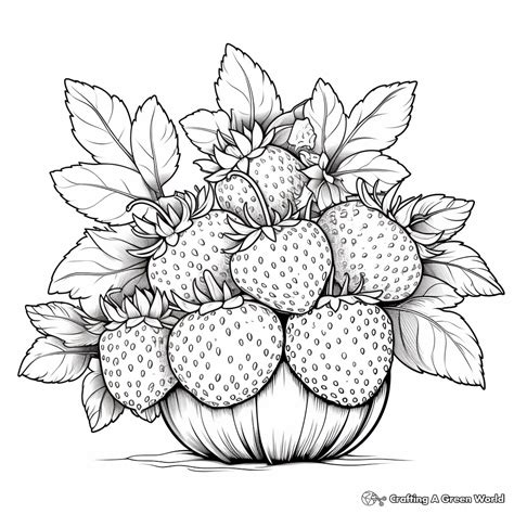 Strawberry Coloring Pages - Free & Printable!