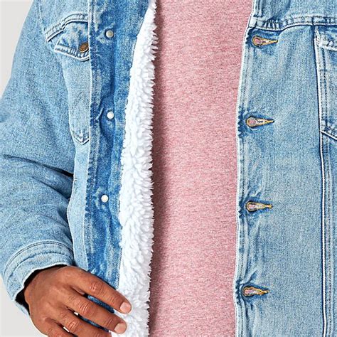 Sherpa Lined Jean Jacket - Sherpa Jean Jacket