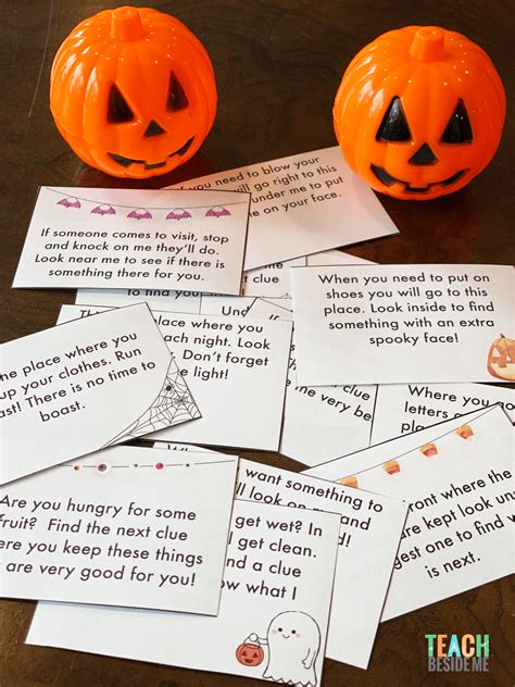 Halloween Scavenger Hunt Free Printable - prntbl ...
